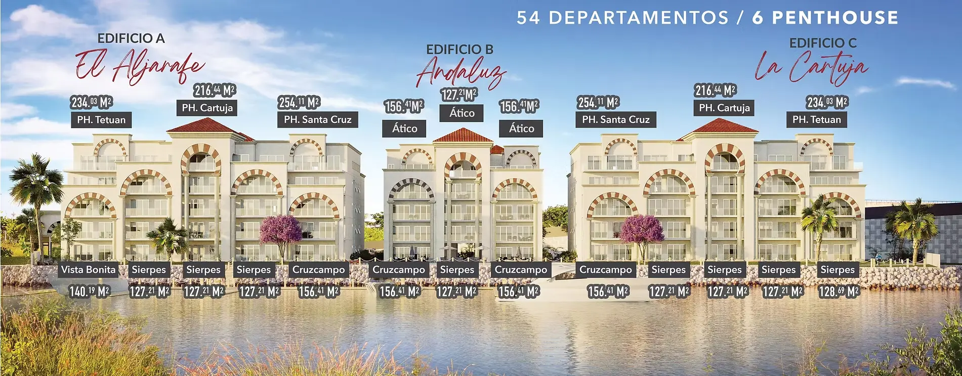 54 Apartments and 6 Penthouses - Sevilla Mía Buildings